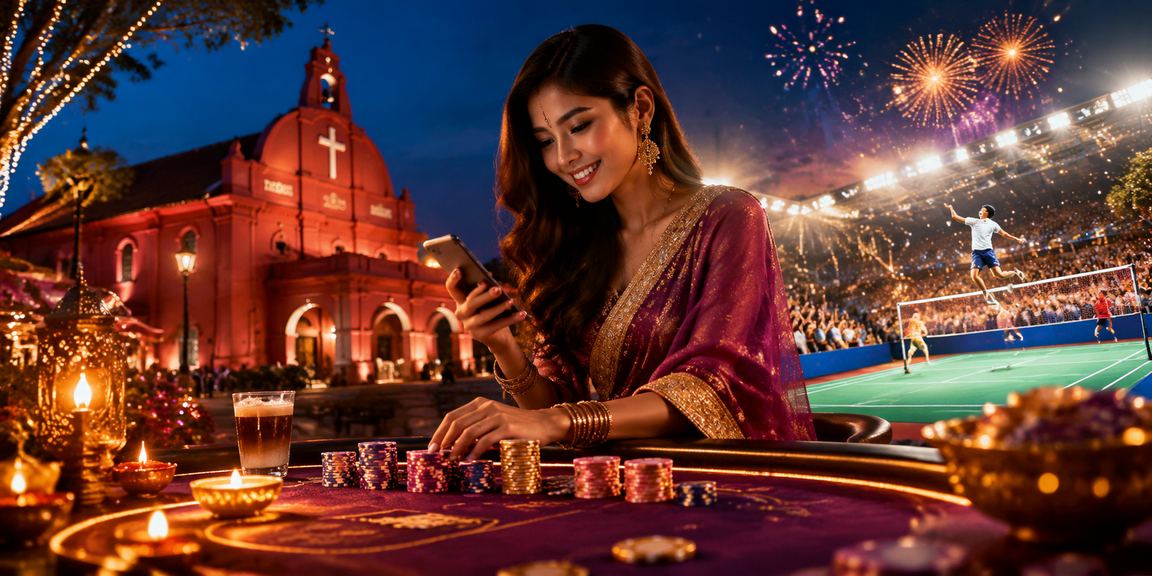 Promosi cashback dan bonus khas laju8 dengan suasana bersejarah Melaka sebagai latar