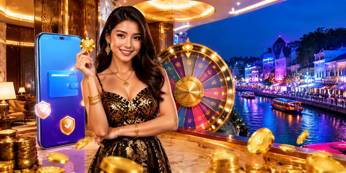 Paparan bonus VIP eksklusif laju8 dengan suasana meriah ciri khas Melaka Malaysia